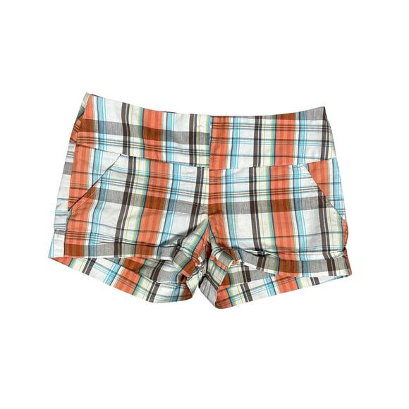 579 Y2K  plaid low rise shorts 3 - Picture 1 of 7